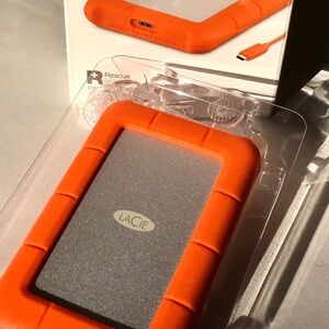 LaCie 1TB Rugged USB-C Mini Portable External Hard Drive with Software Suite
